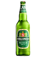  Hollandia Beer 650ml  650ML Fully imported from Holland, Hollandia is brewed in the traditional way creating a beer that is crisp and refreshing in the northern European lager style. Careful selection of hops and barley ensures Hollandia will become a firm favourite of lovers of the style.