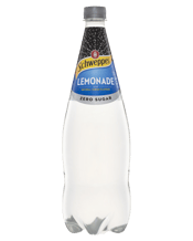  Schweppes Lemonade Zero<br>Sugar 1.1l  1.1L A guilt-free version of our original 1835 recipe, Schweppes Lemonade Zero Sugar 1.1L brings the same fresh flavour that Aussies have loved for generations. Made with a mix of lemon and lime, it's crisp, clean and refreshing. Perfect on a hot day or used as a fresh mixer.