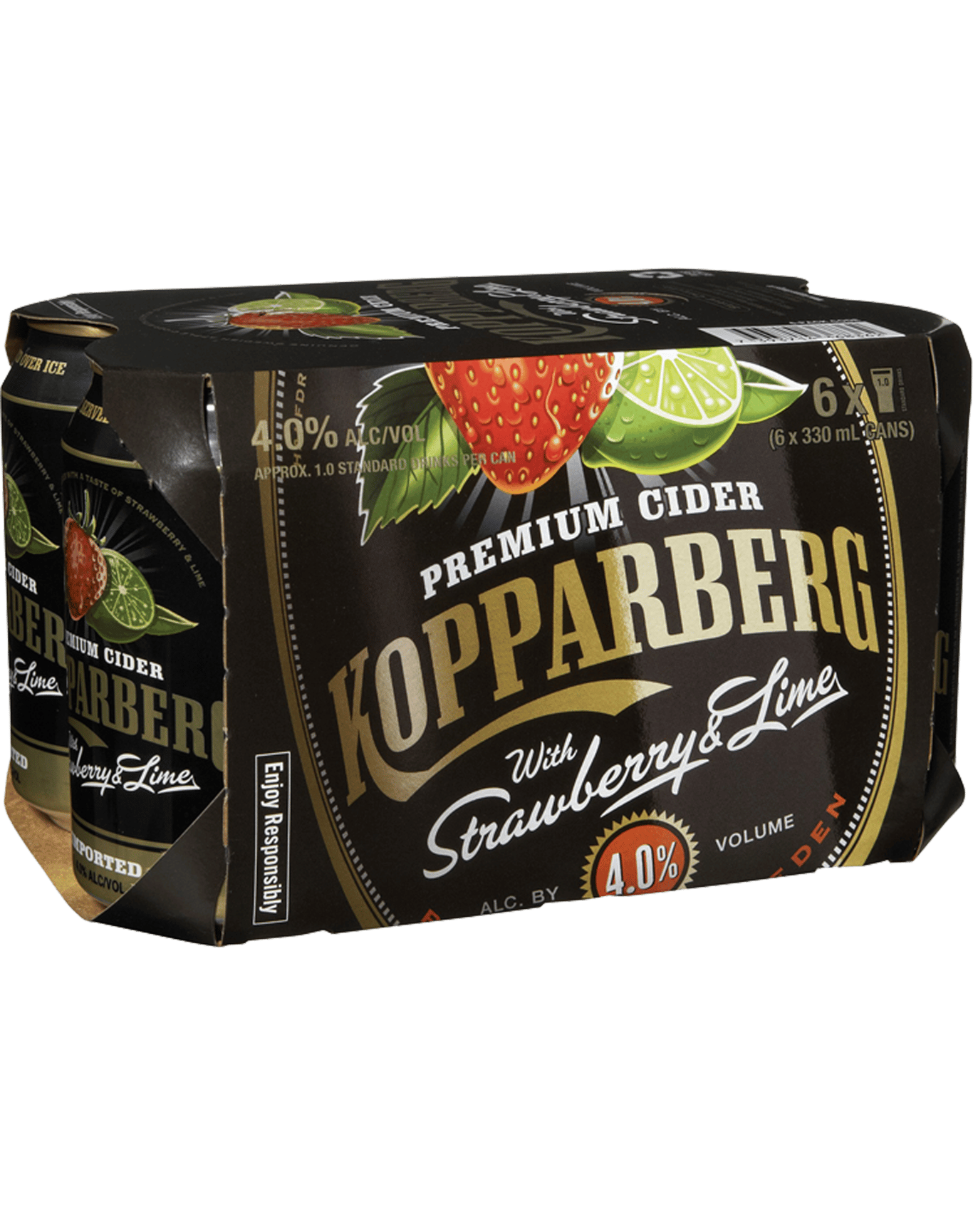 Buy Kopparberg Strawberry & Lime Cider Cans 330ml Online (Lowest Price