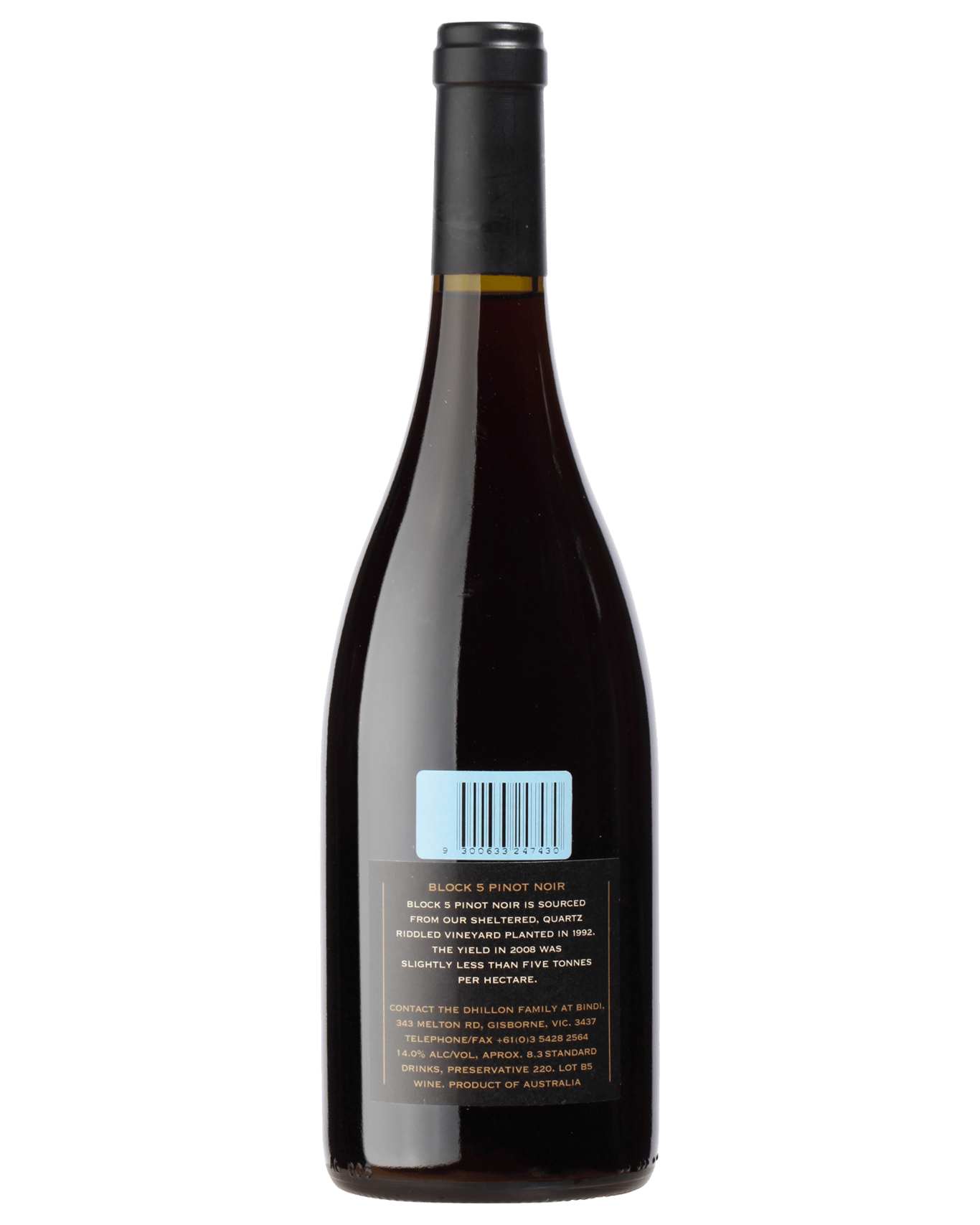Buy Bindi Block 5 Pinot Noir 2008 Online @Lowest Price