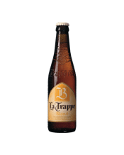  La Trappe Blond 330ml  330mL La Trappe is the only Trappist beer located outside of Belgium and is only one of the seven still producing Trappist beers today. The Blond is a golden blond beer that combines the Trappist fermentation process to produce an aromatic, fruity and fresh aroma. The flavour may be described as light malty and slightly sweet. A fresh and fruity beer with a hint of bitterness that evaporates quickly, resulting in a smooth and friendly aftertaste. This easy drinking beer is a finely balanced mix of com