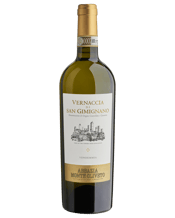  Abbazia Vernaccia Di San<br>Gimignano  750ML Tuscany is home to some of the world's greatest red wines, but their whites should not be forgotten. Wines of complexity and elegance are more than abundant and here is a great example from Abbazia Monte Oliveto. Enticing aromas of grapefruit, pear and apple are closely followed by fruit-driven flavours and crisp citrus acidity.