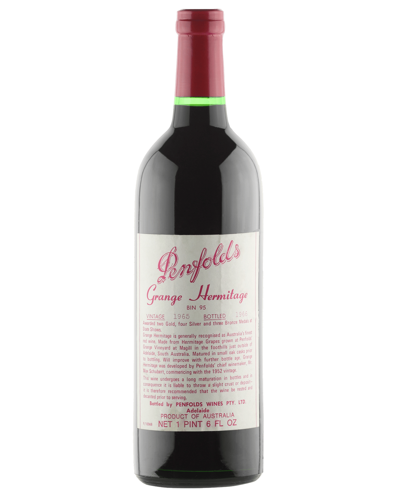 Buy Penfolds Grange 1965 Online (Lowest Price Guarantee) Best Deals