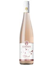  Giesen Riesling Blush  750mL This inviting Riesling Blush will greet your senses with aromas of luscious red berries and elderflower, subtle sweet spice and a refreshing twist of citrus. Take a sip and enjoy a burst of mouth-watering lime and blood orange flavours, with a touch of sweetness that finishes dry and refreshing.
