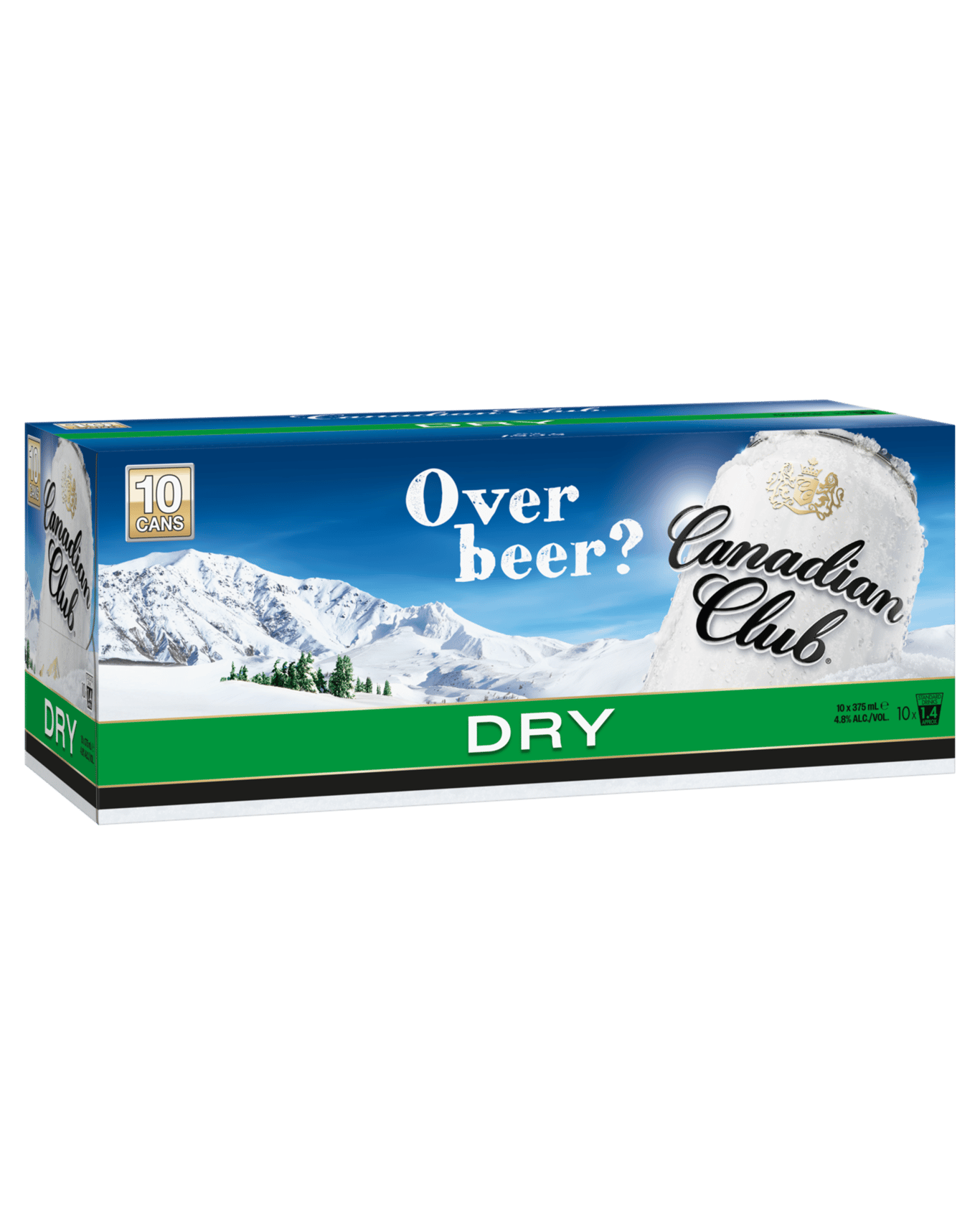 Whisky & Dry 4.8% Cans 10 Pack 375mL