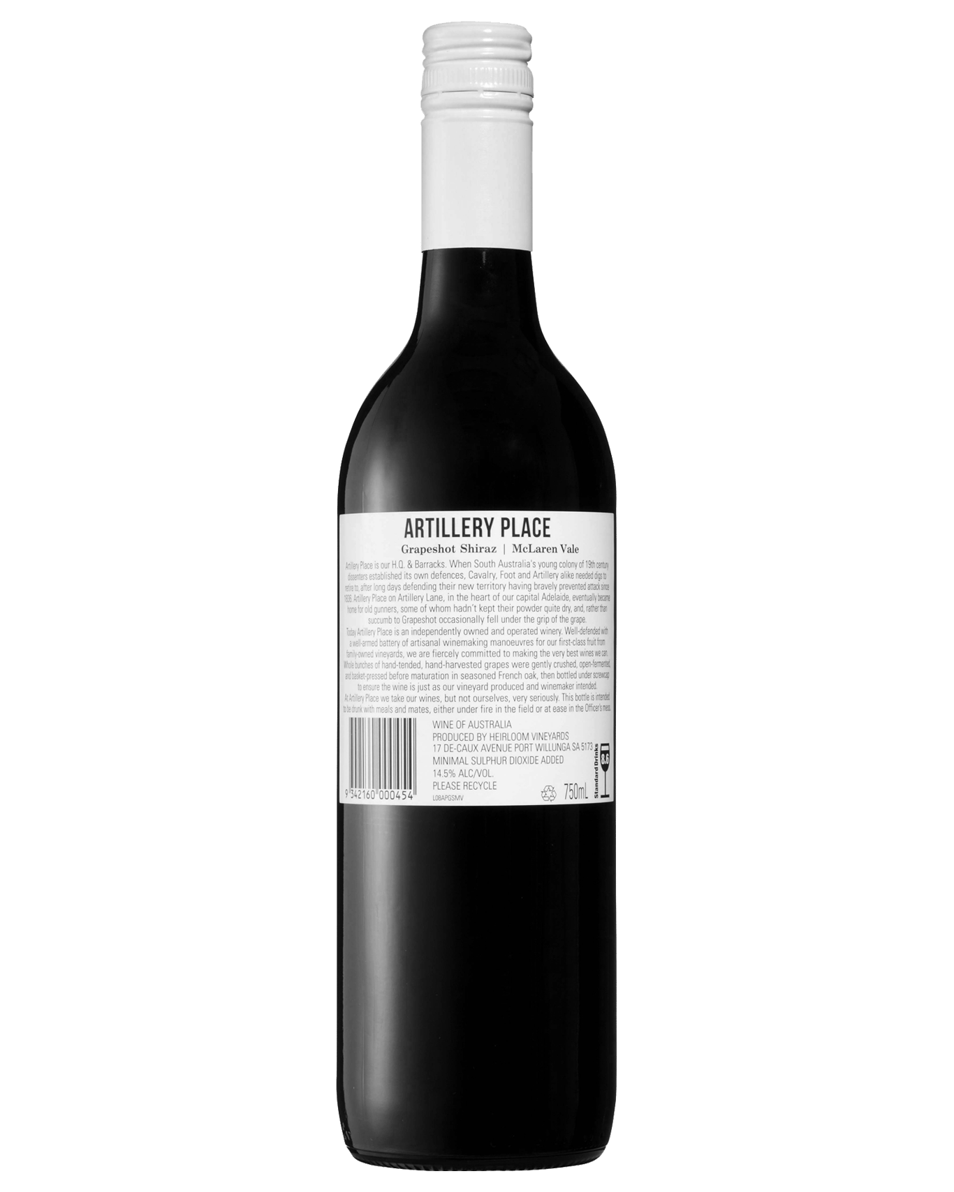 Buy Artillery Place Grapeshot Shiraz Online or Near You in Australia