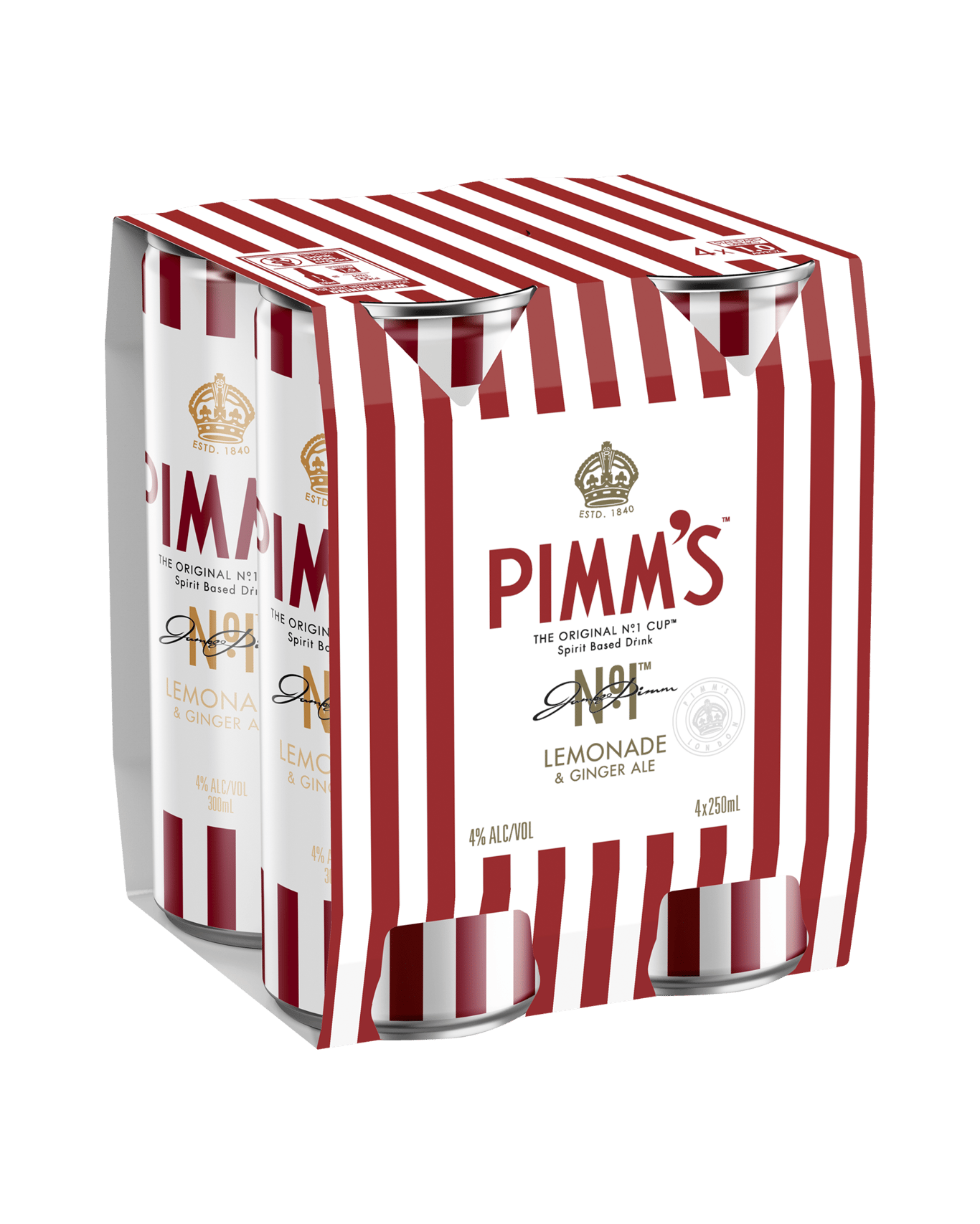 Buy Pimm's Lemonade & Ginger Ale Cans 250ml Online (Lowest Price