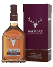  The Dalmore Cigar Malt<br>Reserve Scotch... 700ML Dalmore, located on the northern shores of the Firth of Cromarty, deep in the Scottish Highlands has been making single malt whiskies since 1839 and the bottles still bear the stag crest of the Clan Mackenzie. Their Cigar Malt Reserve is a wonderful blend of three different oak types of 10-15 year old whiskies. White American oak, 30 year old Matusalem Olorosso Sherry casks and Premier Cru Cabernet Sauvignon wine barriques. The final blend has an enveloping aroma and flavour of the finest hand-m