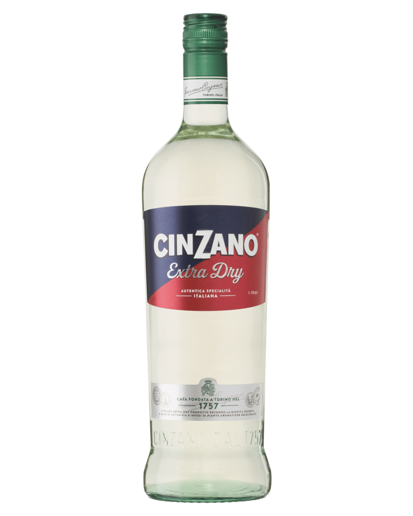 A bottle of Cinzano Extra Dry