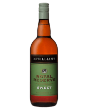  Mcwilliam's Royal Reserve<br>Sweet Apera  750mL McWilliam's have been apart of the Australian wine scene for over a century and just like they did back in the beginning, still produce great affordable fortified wines like this Sweet Sherry.