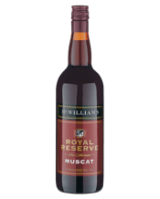  Mcwilliam's Royal Reserve<br>Brown Muscat  750mL Nice vibrant colour backed by young luscious muscat aroma and flavour and sweetness adding to fruit intensity.