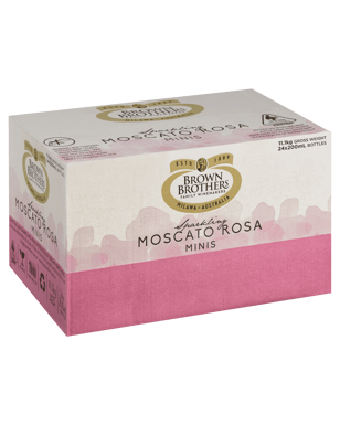 Buy Brown Brothers Sparkling Moscato Rosa Bottles 200ml Online