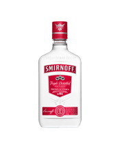 Smirnoff Red Label Vodka<br>375ml 375ML Triple distilled, exceptionally smooth. Ten Times filtered in a unique process for ultimate clarity. Enjoyed in cocktails and in mixed drinks.