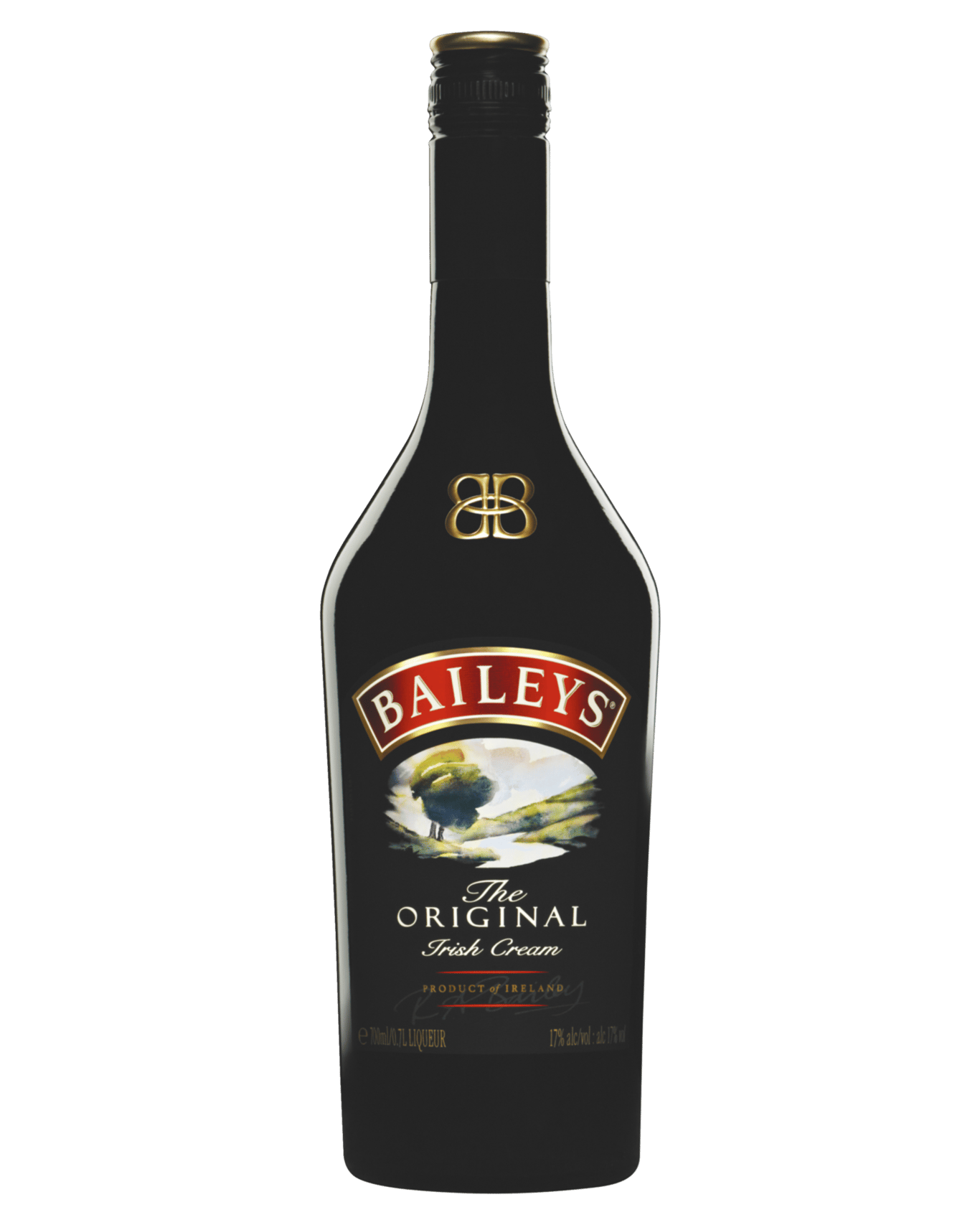 A bottle of Baileys Irish Cream