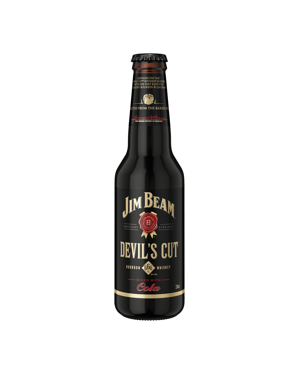 Jim Beam Devil S Cut Bourbon Cola Bottles 330ml Dan Murphy S Buy Wine Champagne Beer Spirits Online