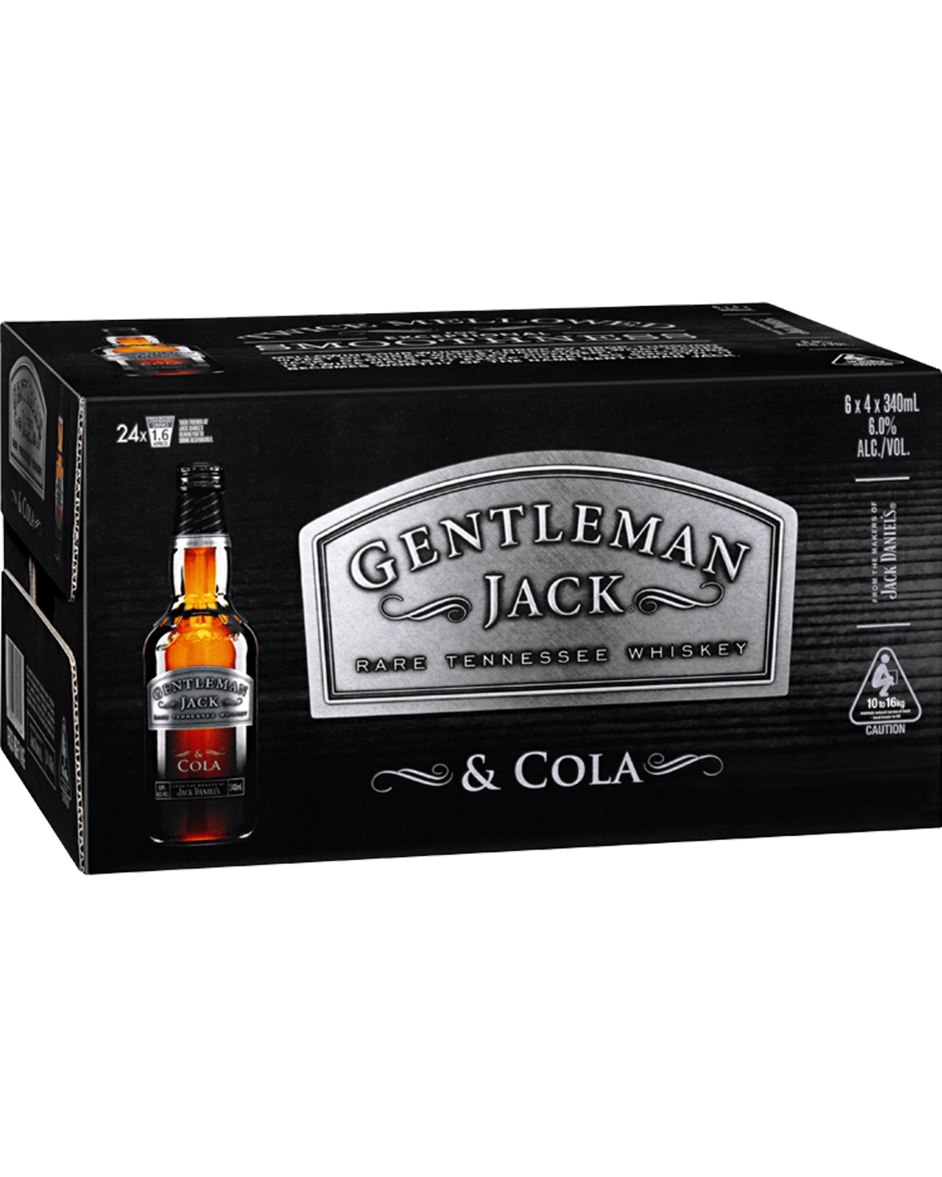 Buy Gentleman Jack Rare Tennessee Whiskey And Cola 340ml Online Lowest Price Guarantee Best