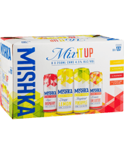  Mishka Mix It Up 8 Pack Cans<br>250ml  250ML No summertime party is complete without the new Mishka Summer Pack. Jam packed full of fresh summer flavours and packaged in slimline cans, the limited edition Summer Pack includes 4 vibrant and exciting flavours; Raspberry Splash, Lemon Twist, Tropical Tango and Berry Sensation.