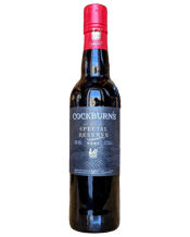  Cockburn's Special Reserve<br>Port 375ml  375ML Established by Scotsman Robert Cockburn in 1815, who returned to Portugal after first visiting the country as a soldier fighting under Wellington in the Napoleonic Wars. Cockburn's vineyard holdings are some of the largest in the Douro region which gives the house valuable flexibility in selecting only the very best fruit for their ports. This Special Reserve Port is a mature off-dry style with a 'vintage character' of dried plums, walnuts and tobacco aromas and a palate that is soft and mellow