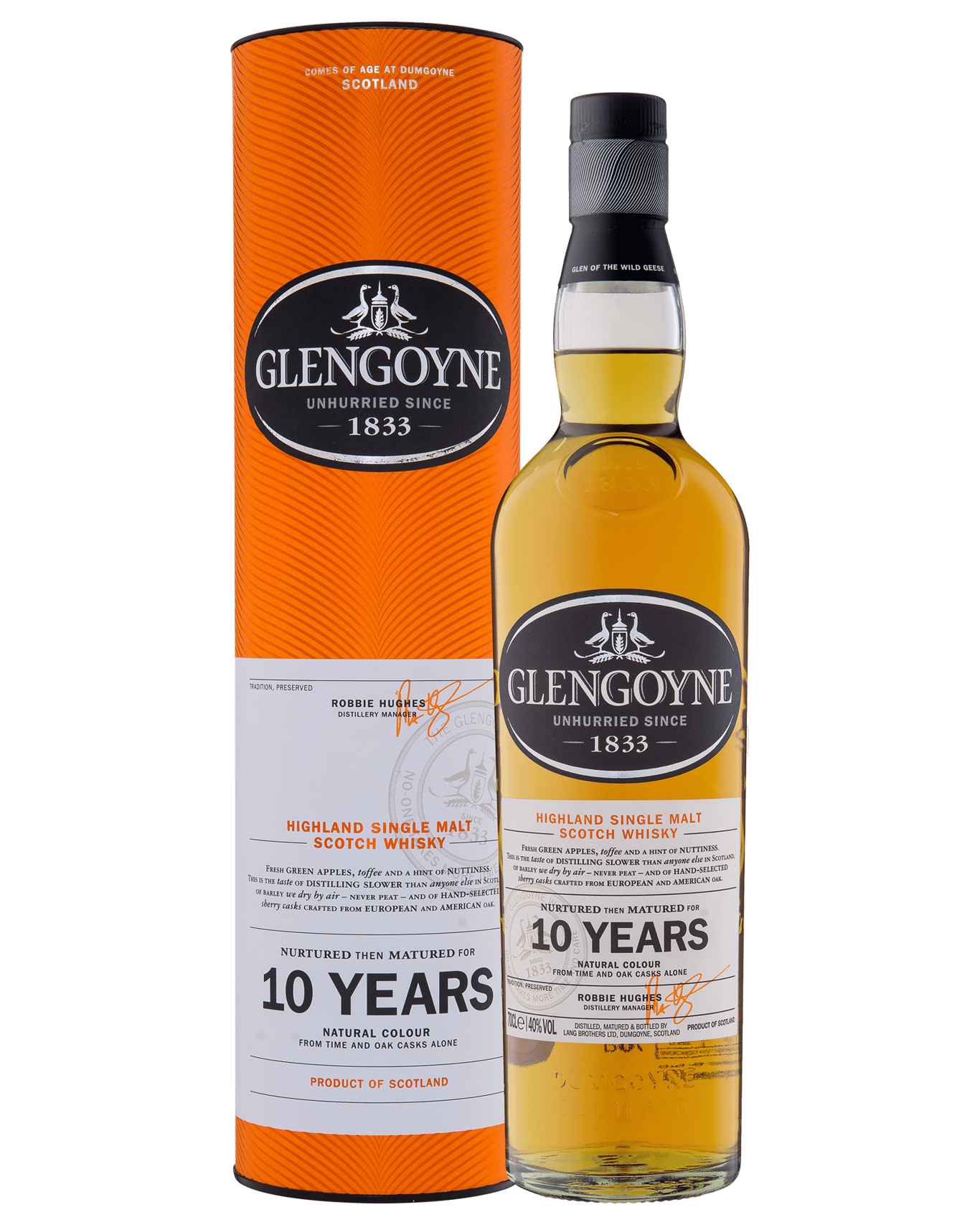 Buy Glengoyne 10 Year Old Single Malt Scotch Whisky 700ml Online or
