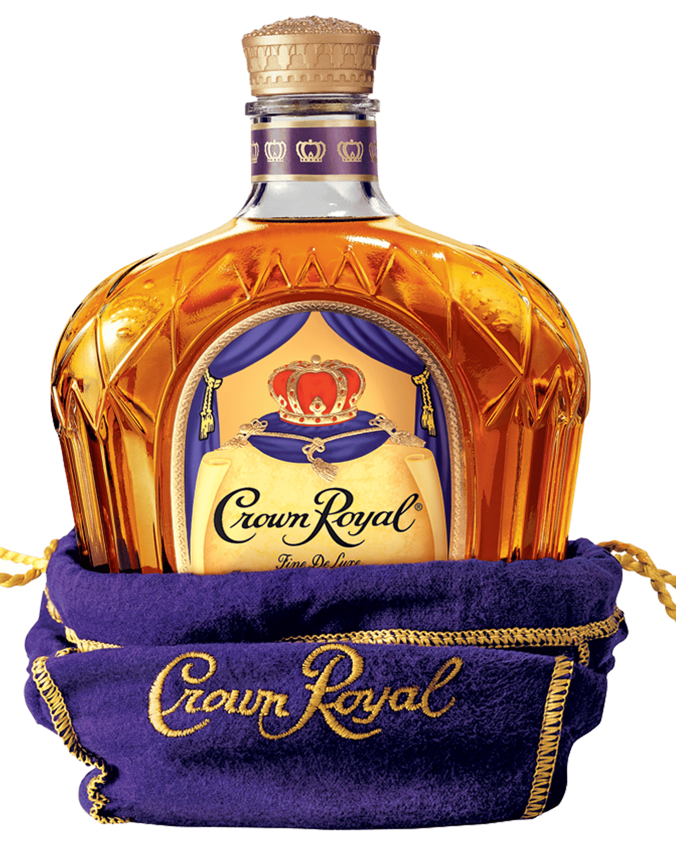 Buy Crown Royal Fine De Luxe Blended Canadian Whisky 750ml Online (Low ...