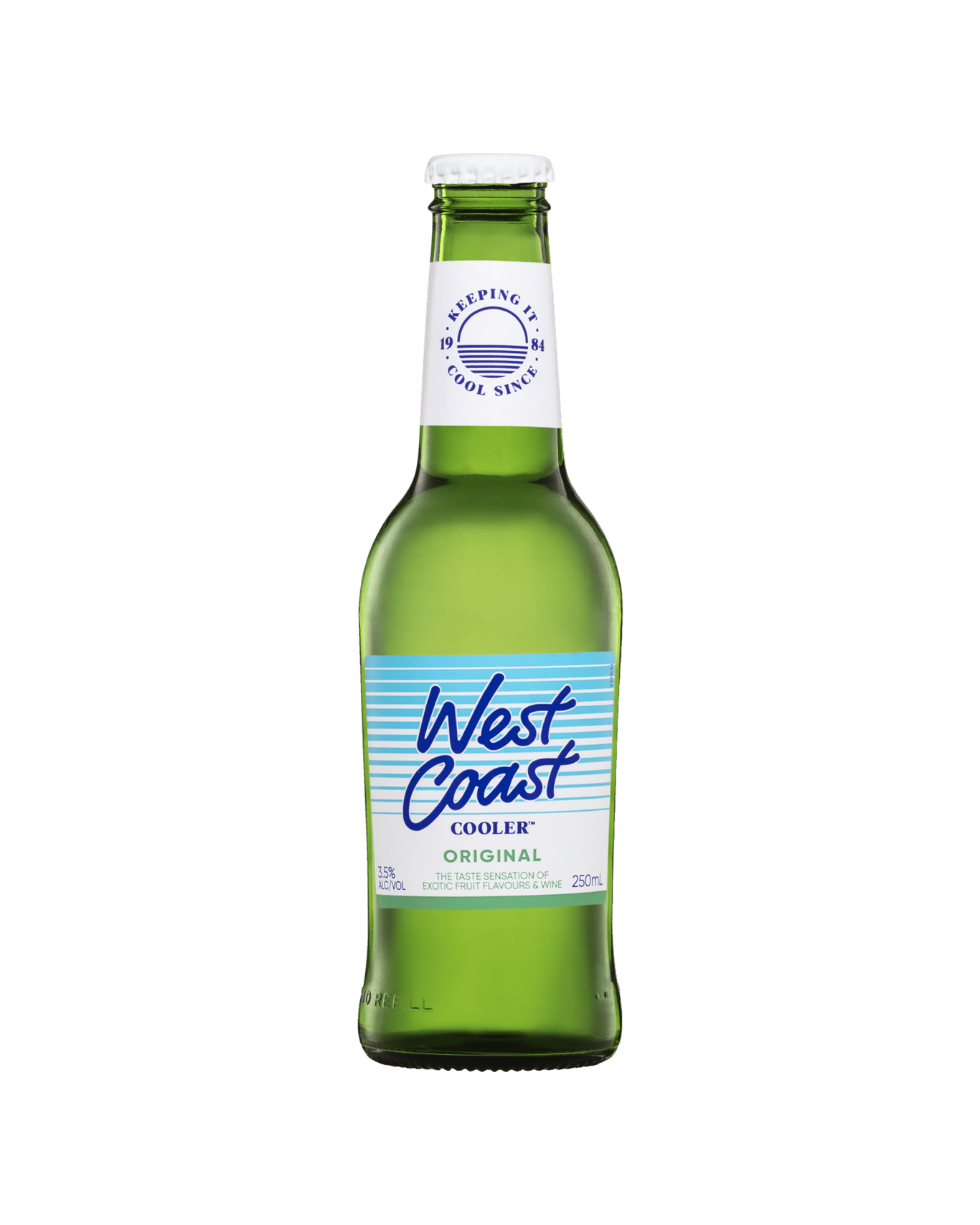 The West Coast Cooler is a classic wine spritzer from the 1980s