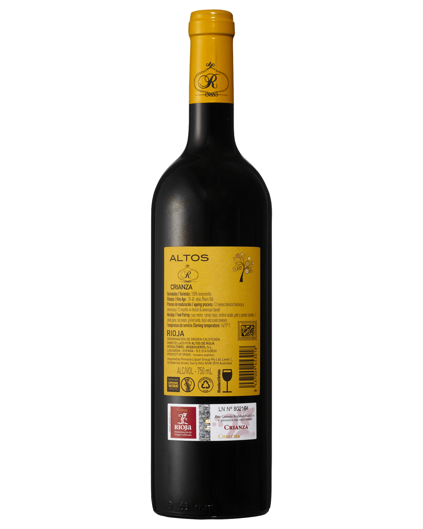 Buy Altos Crianza Rioja Online @Lowest Price