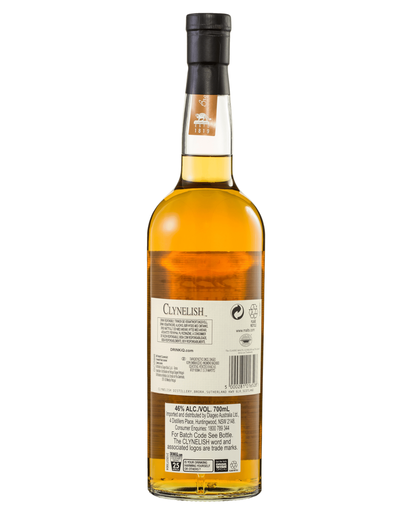 Buy Clynelish 14 Year Old Single Malt Scotch Whisky 700ml Online