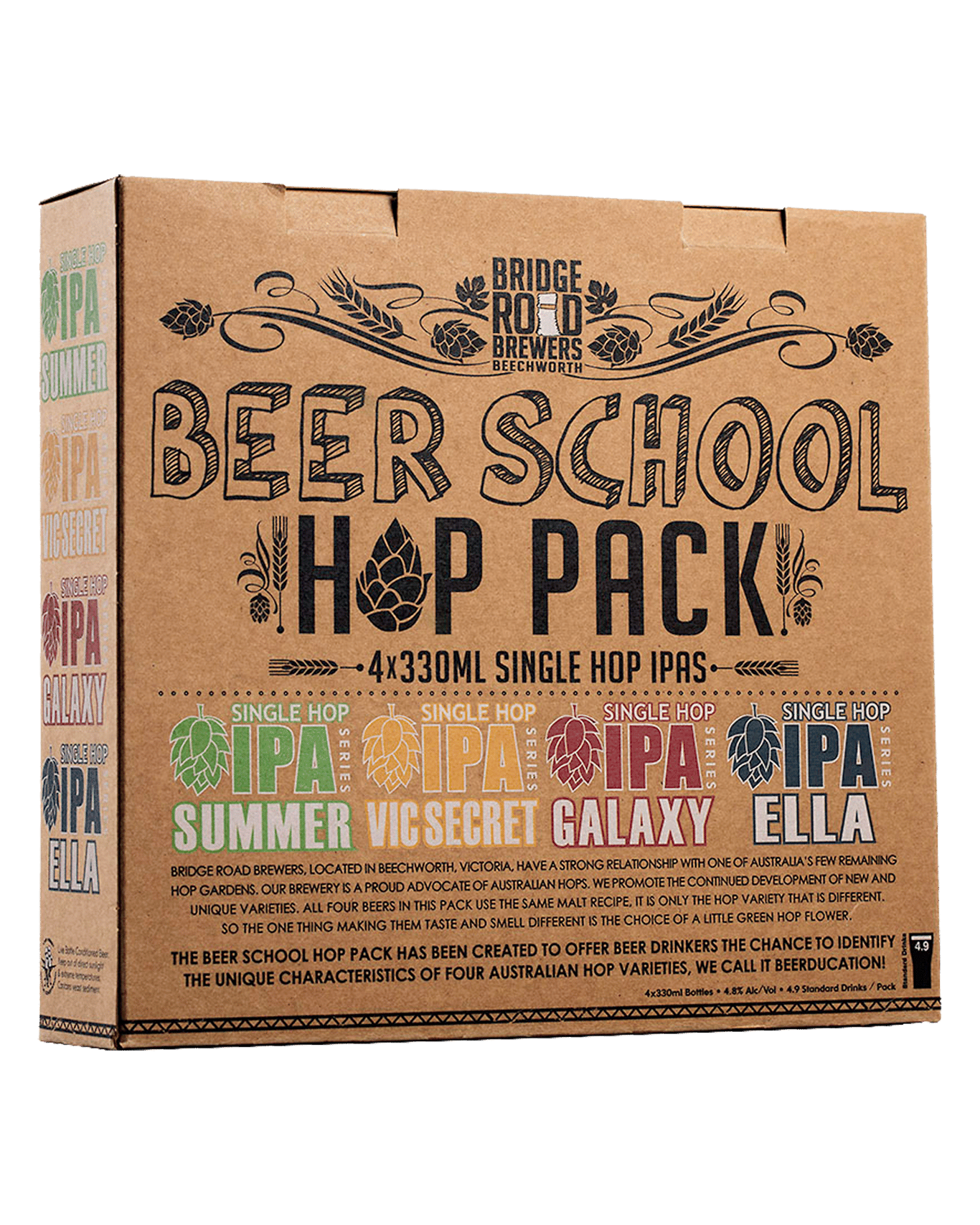 Buy Bridge Road Brewers Beer School Hop 4 Pack Online (Lowest Price Guarantee) Best Deals