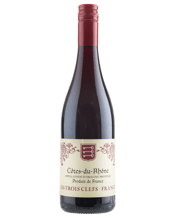  Les Trois Clefs Côtes Du<br>Rhône  750ML Les Trois Clefs Côtes du Rhône comprises a fulfilling experience of true Rhone Valley wine. With its medium deep colour, musky red berry licorice aromas, juicy flavours, looseknit chalky tannins and mineral length, it is ready to drink now.