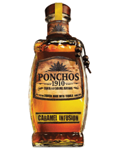  Ponchos 1910 Caramel Tequila<br>750ml  750mL Introducing Ponchos 1910 Caramel Tequila, a revolutionary infusion of extra-premium tequila and lavish caramel-toffee. Lip-smacking aromas of burnt caramel-toffee frames a well-rounded, rich flavour profile, taking you on a unique taste adventure with every sip. Ideally served straight-up, over ice as a sipping tequila but goes equally as well as a premium cocktail ingredient.