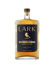  Lark Lark Cask Strength 58%<br>Whisky 500ml  500ML Venture into the new frontier with a taste of something bolder. A wild and distinctive reflection of the Tasmanian landscape and the pioneering spirit of our makers. Cask Strength 58% is shaped and carved by old-style LARK. It’s heritage and mastery with a brazen spirit, embracing the triumphs of the old world while marching fearlessly on to the new. A single malt with a strong port cask influence, giving rise to bold flavours of dried fruit and butterscotch, illuminated by sweet notes of Tasman