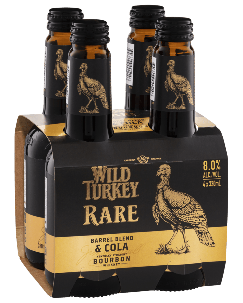 Buy Wild Turkey Rare Bourbon And Cola Bottles 320ml Online (Low Prices ...