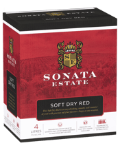  Sonata Estate Soft Dry Red<br>Cask 4l  4000ML Sonata Estate's Soft Dry Red delivers a delicate palate with ripe, juicy berry flavours. A great everyday drinking style red.