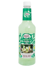 Master Of Mixes Mojito Mix<br>1l  1L A classic Cuban cocktail made easy with Master of Mixes 1L Mojito mix. Crafted using scratch ingredients such as natural spearmint, cane sugar and lime juice to give you a perfectly blended mojito mix. Simply add light rum and club soda!