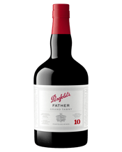 Penfolds Father 10yo Tawny 750ML The combination of extended maturation and Penfolds extensive experience in crafting fine Tawny wines, has resulted in a wine with concentration, vitality, exceptional balance of fruit, nutty oak age complexity and distinctive spirit. All of these elements culminate in a balanced, clean and lingering tight finish.