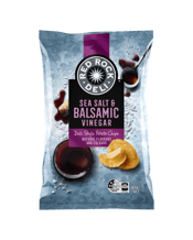  Red Rock Deli Salt Vinegar<br>Chips 165g  165G Premium Ingredients that Belong on a Platter Our potato chips are proudly Australian-made, using the finest potatoes harvested from Australian farms. Red Rock Deli Sea Salt &amp; Balsamic Vinegar Potato Chips are roughly cut and slow cooked in 100% sunflower oil to create that satisfying crunch we are so proud of. Our fascination for flavour begins with using delicious ingredients, inspired by recipes prepared by passionate foodies. &nbsp;Spice Up Your Next Dinner at Home With Friends<br /><br /
