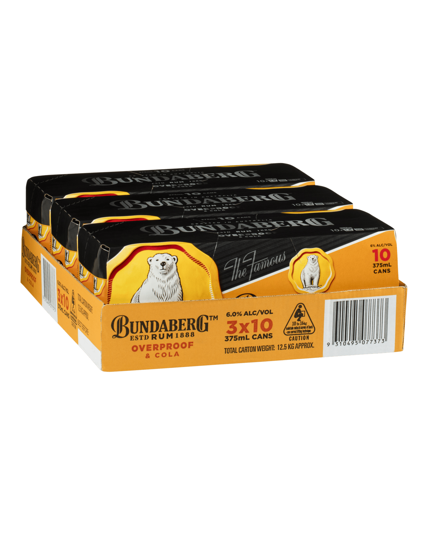 Bundaberg Op Rum & Cola Cans 10 Pack 375ml (Unbeatable Prices) Buy Online Best Deals with
