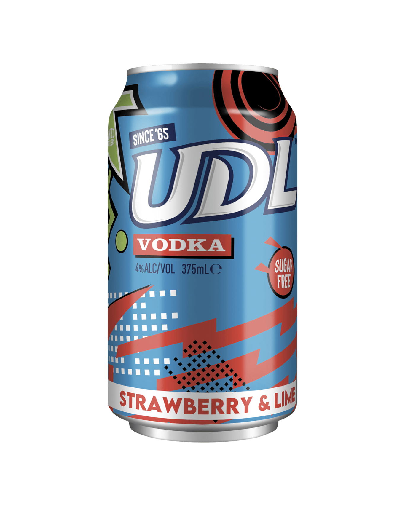Buy Udl Zero Sugar Vodka Strawberry & Lime Cans 375ml Online (Lowest Price Guarantee) Best