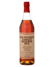  Old Rip Van Winkle 13 Year<br>Old Family Reserve... 750ML A soft nose of chestnuts, spice, vanilla and fruit. Features flavors of cocoa, vanilla, spice, and white pepper. A long, warm and complex finish with caramel and spice combined with dry oak.