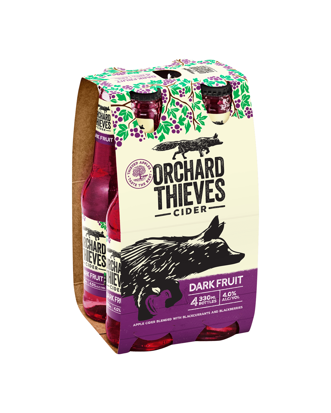 Buy Orchard Thieves Dark Fruit Cider Bottles 330ml Online (Lowest Price