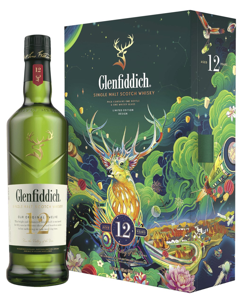 Buy Glenfiddich 12 Year Old Single Malt Scotch Whisky Lny Limited ...