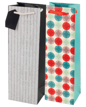  Gift Bag Pattern - Single<br>Bottle   Complete your gift with a convenient gift bag. Available in a range of different designs! *Specific styles cannot be selected online. Please visit your nearest store to select a specific style.