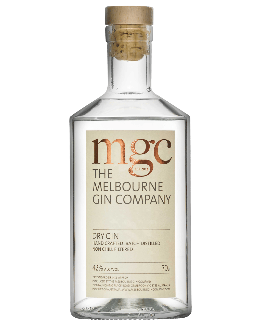 Mgc The Melbourne Gin Company Dry Gin 700ml Unbeatable Prices