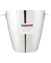Bar Station Champagne Ice<br>Bucket 1EA A classic staple of all good home bars, featuring brushed stainless steel.