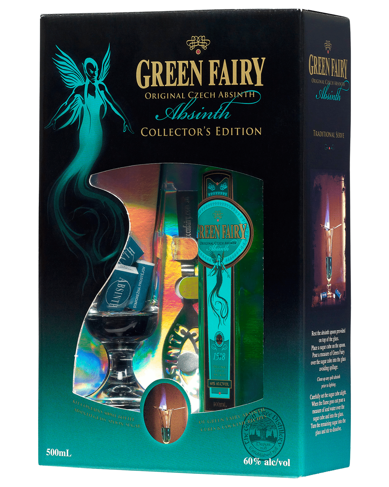 Buy Green Fairy Absinth T Pack 500ml Online Low Prices From Dan