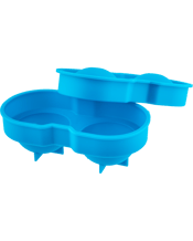  Bar Station Platinum Ice<br>Sphere  1EA Makes two large 6cm ice spheres, the perfect complement for a classic cocktail place two halves of tray together, fill each sphere with water through small hole. Do not overfill place in freezer overnight, separate two halves and remove ice spheres. *Item available in various colours.