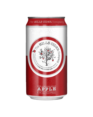 The Hills Cider Company Apple Cider Cans 10 Pack 375ml Unbeatable