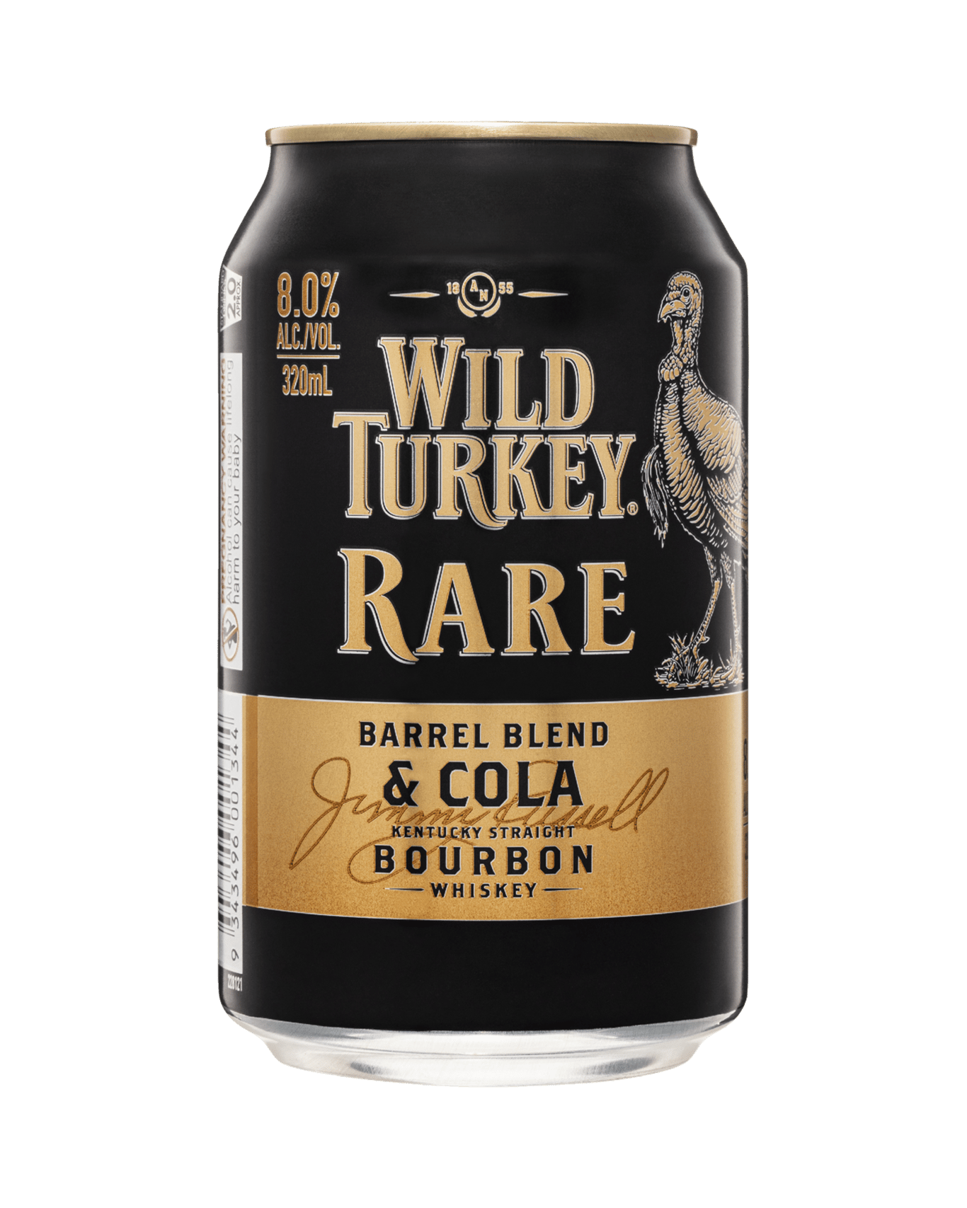 Buy Wild Turkey Rare Bourbon & Cola Cans 320ml Online (Low Prices) from ...