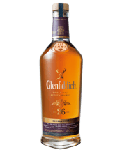 Glenfiddich Excellence 26<br>Year Old Single... 700mL This rare and aged single malt Scotch Whisky has spent 26 long years carefully maturing in American Oak ex-Bourbon casks. This expression was created to honour Glenfiddich's line of continuous family ownership since William Grant founded the distillery in 1887. The Scotch Whisky gives vibrant floral notes with a compelling balance of dry tannin and soft brown sugar, vanilla sweetness.