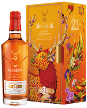 Glenfiddich Glenfiddich 21<br>Year Old Single... 700ML Glenfiddich is the world's most awarded single malt Scotch whisky, and this limited-edition pack is the perfect gift to celebrate Lunar New Year.<br> <br>Glenfiddich 21 Year Old is finished in Caribbean rum casks by Malt<br>Master Brian Kinsman, infusing the whisky with a spicy warmth and<br>indulgent toffee sweetness.<br> <br>Glenfiddich has again partnered with Shenzhen-based artist Rlon Wang to produce a very special Lunar New Year llustration pack.<br><br>Previous Lunar New Year packs,